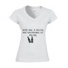 Softstyle™ women's v-neck t-shirt Thumbnail