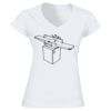 Softstyle™ women's v-neck t-shirt Thumbnail