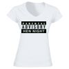 Softstyle™ women's v-neck t-shirt Thumbnail