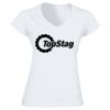 Softstyle™ women's v-neck t-shirt Thumbnail